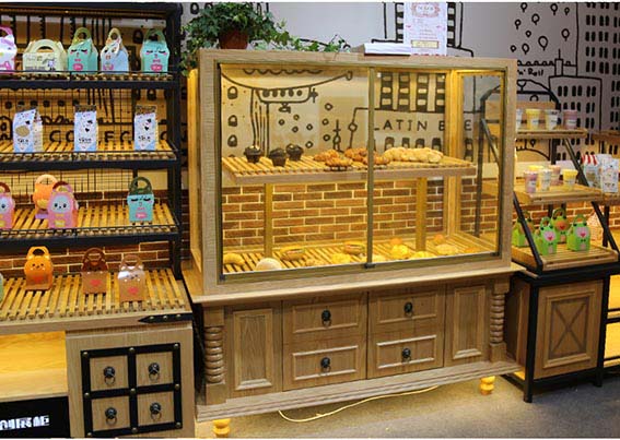 哈尔滨蛋糕中岛柜 展示架定制