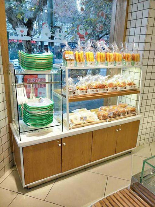 哈尔滨面包展示柜定做工厂
