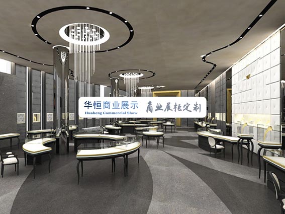 哈尔滨珠宝黄金玻璃柜台定做