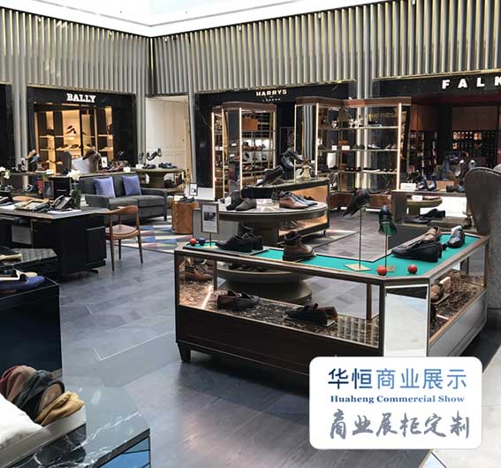 鞋店木质产品展示柜定做