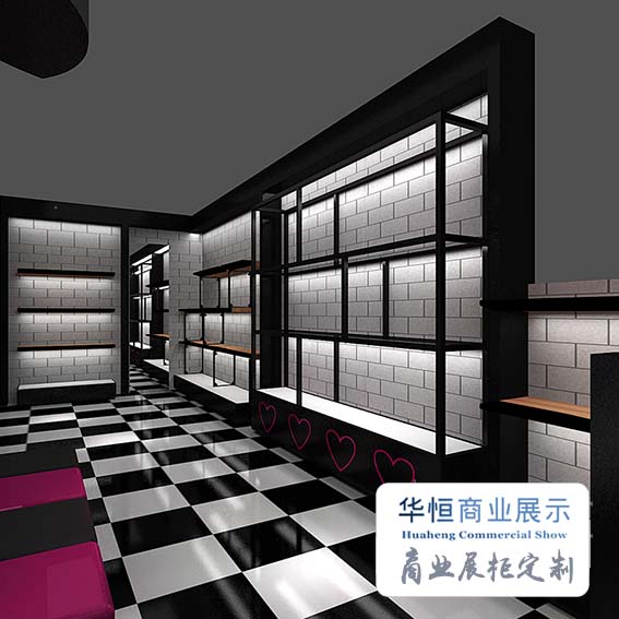 哈尔滨男鞋陈列架 展柜定做