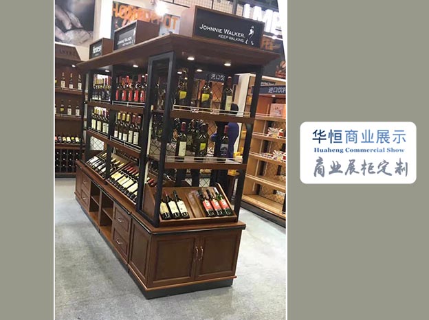 超市店白酒货柜货架展示柜