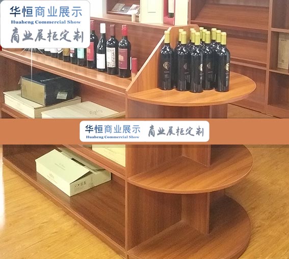 承接酒行白酒展示架定做