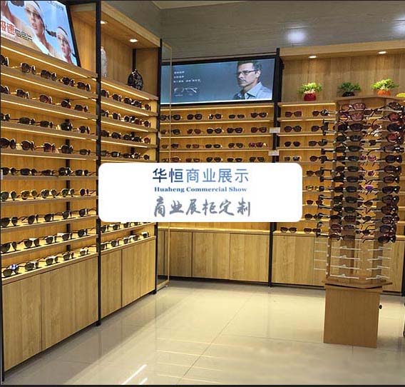 承接眼镜店货架定做