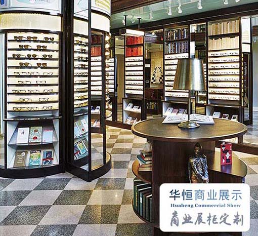 哈尔滨眼镜店中岛边柜定做