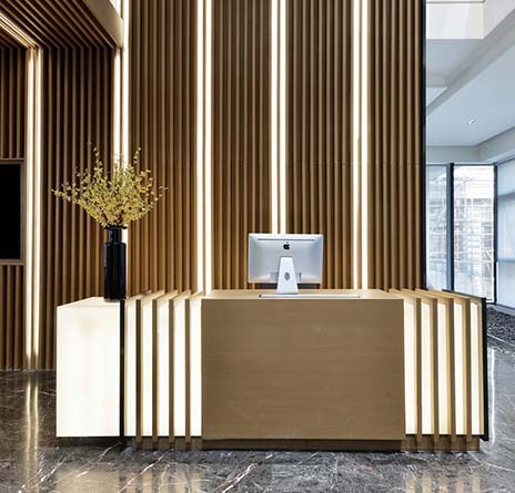 发光吧台定做厂家找华恒展柜