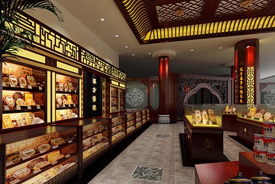 哈尔滨中药材货架展柜定制