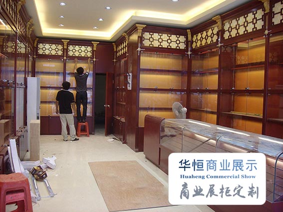承接名贵药品药店展示柜定制