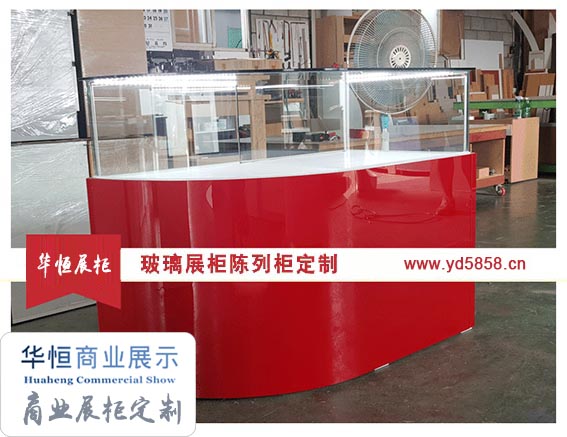 哈尔滨弧形玻璃展示柜台