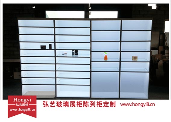 多层发光隔板产品展示柜