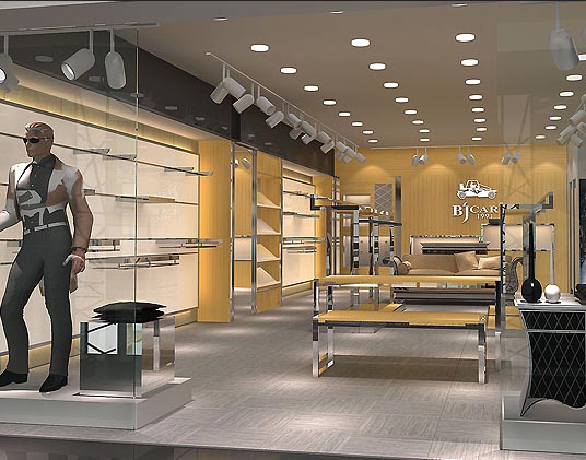 哈尔滨男装展柜服装店高柜