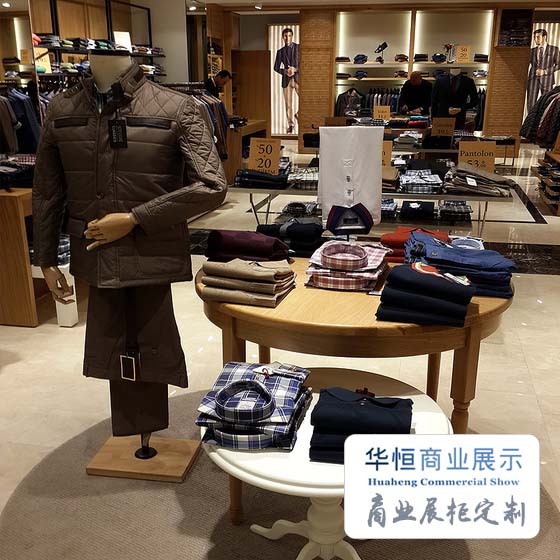 男装展柜服装店展柜订做